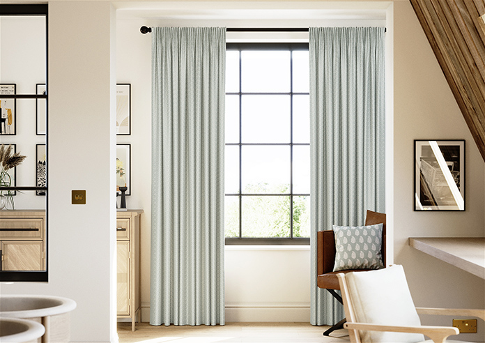 Dew Drop, Metallic Sky - Made to Measure Curtains - Image 3